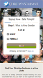 Mobile Screenshot of christiansoulmate.com